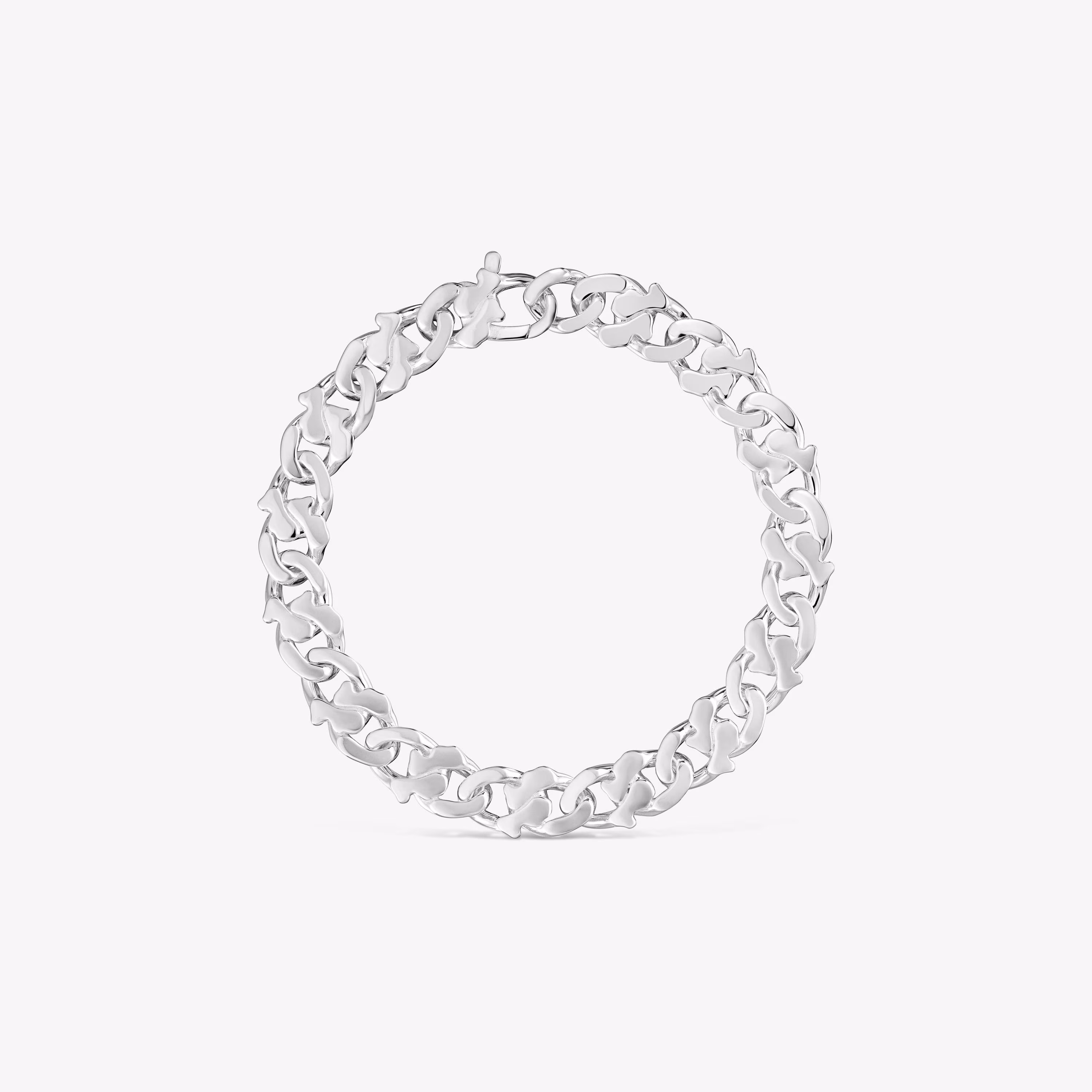 Pulsera cadena de plata 9 mm Bear's Chain