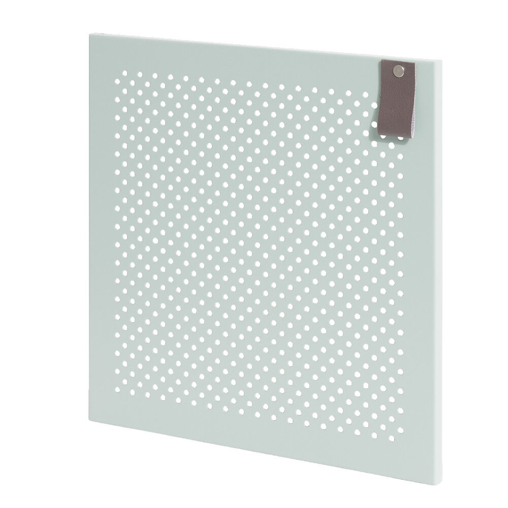 Porte Box Cube métal ajouré vert clair 32,2x32,2cm