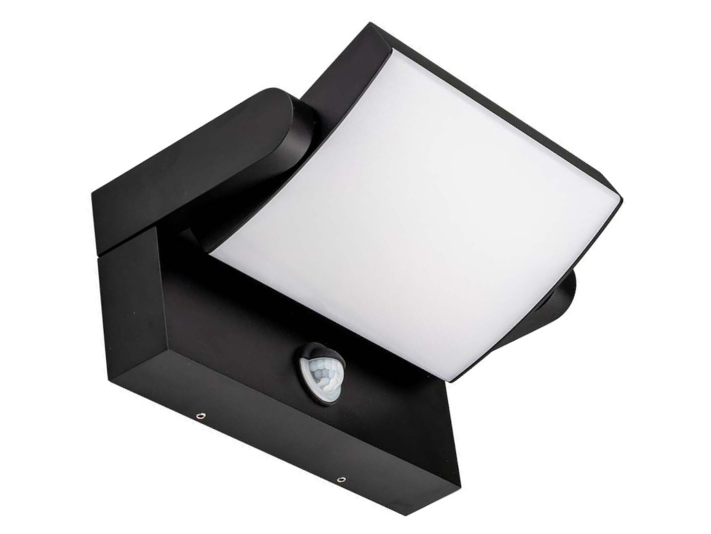 Kinkiet zewnętrzny VT-11020S LED 21cm 4000K z czujnikiem ruchu czarny