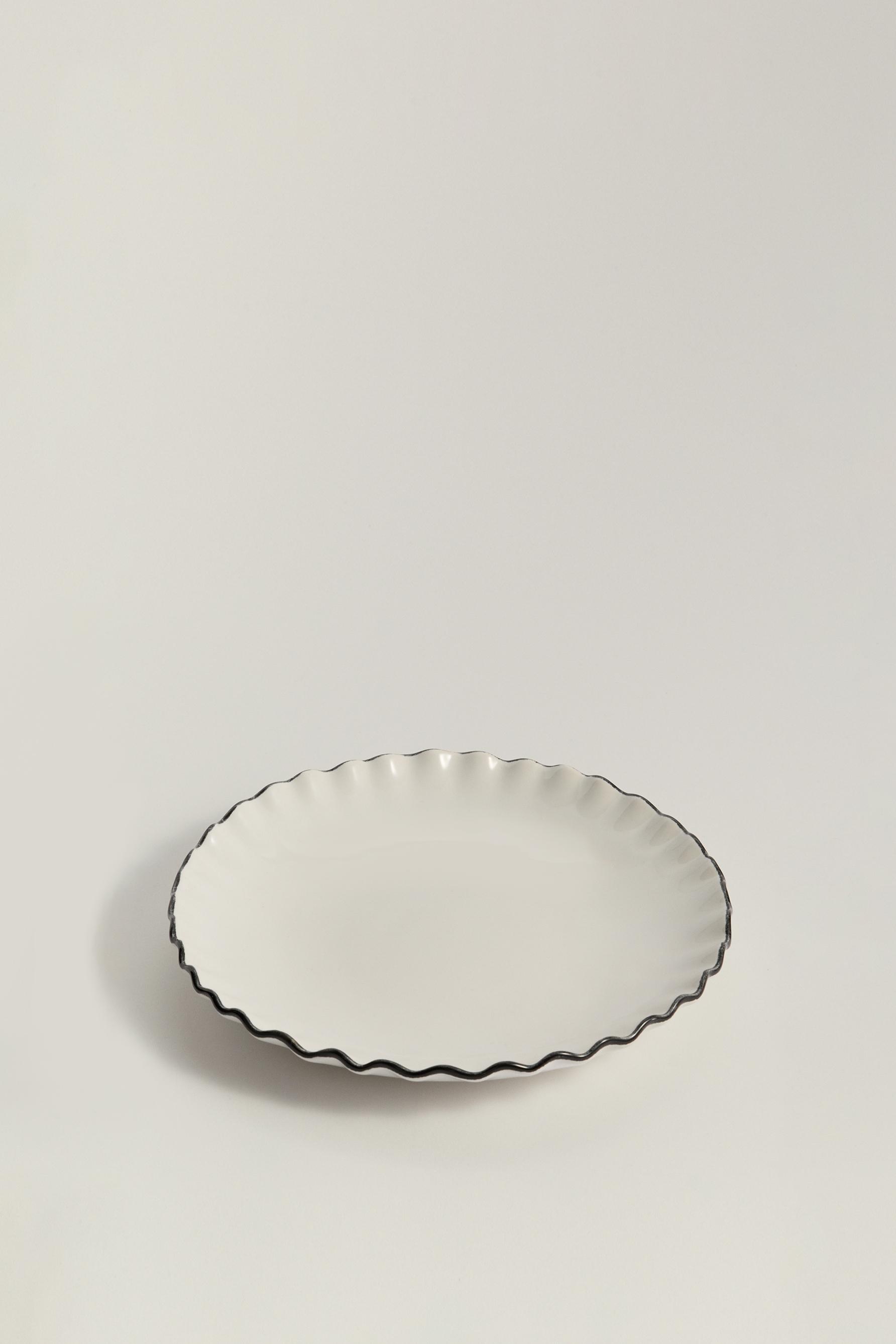 Plato postre contraste 23 cm