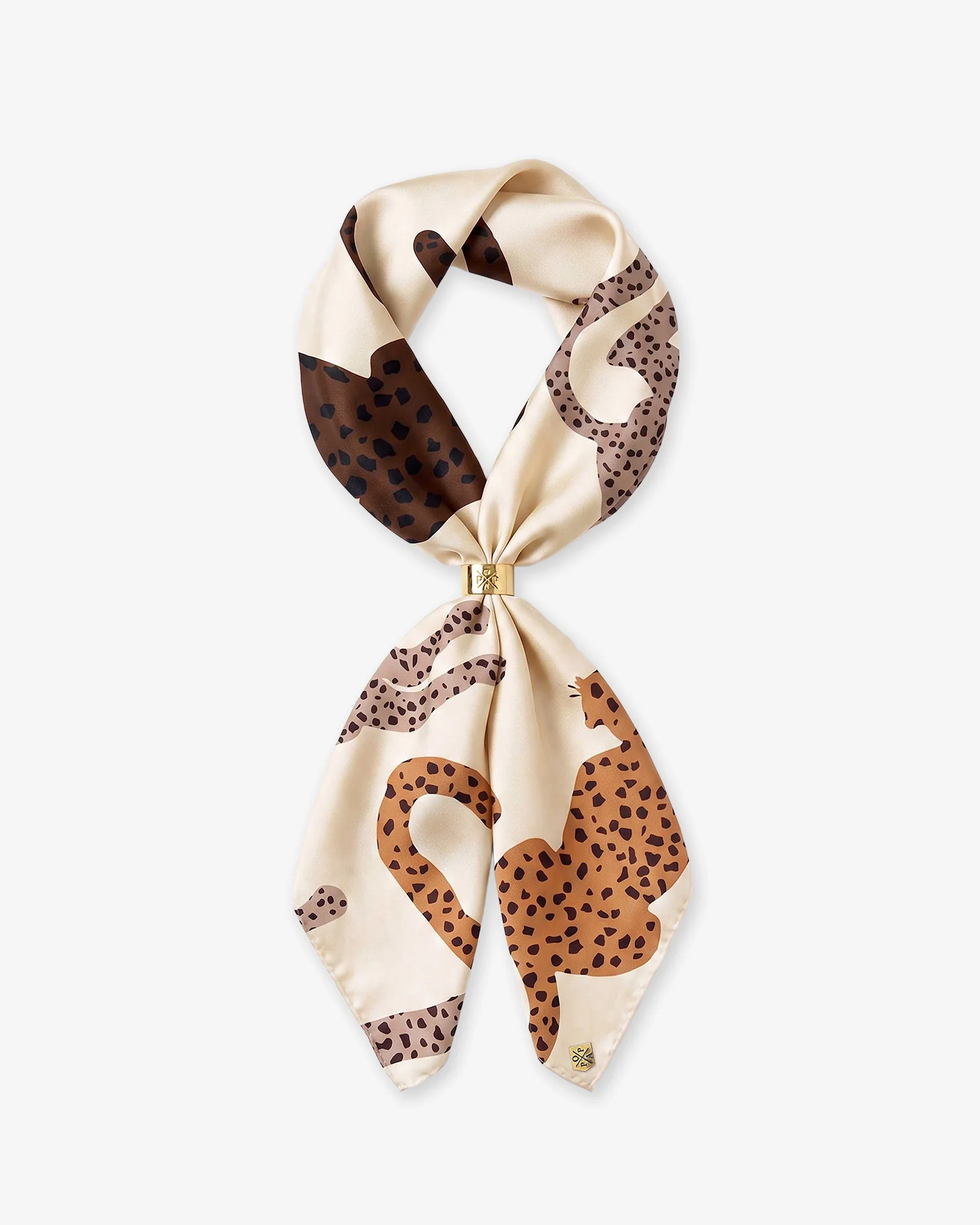 Pañuelo Animal Beige