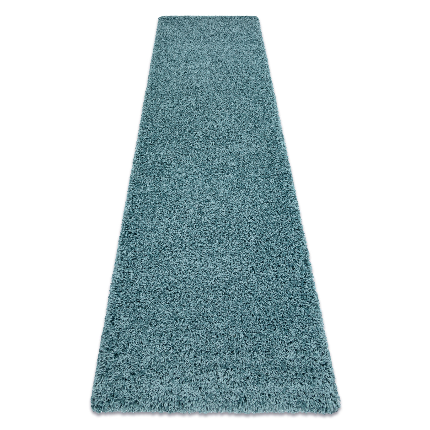 Dywan, Chodnik SOFFI shaggy 5cm niebieski - do kuchni, 60x200 cm