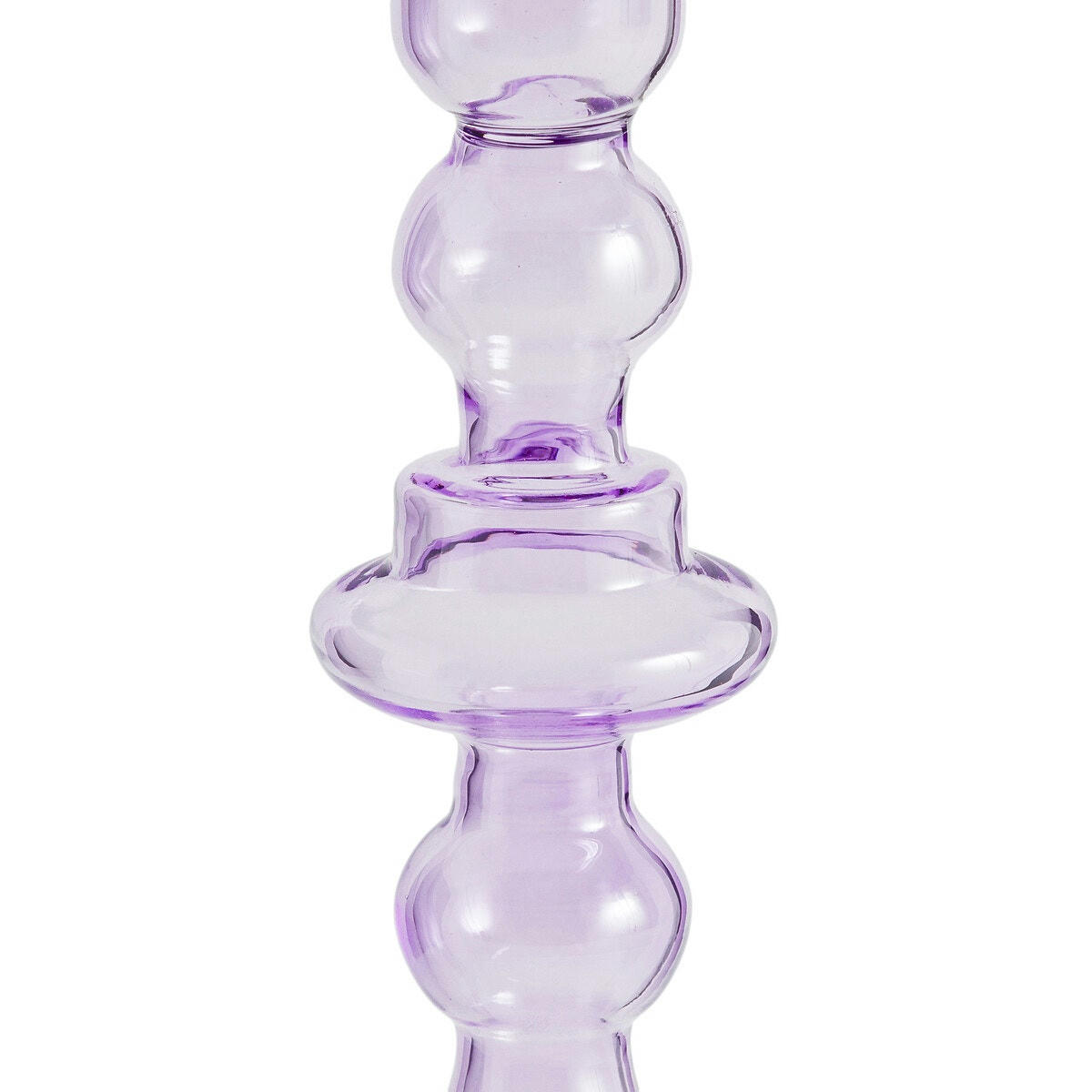 Bougeoirs en verre H29 cm, Chilava
