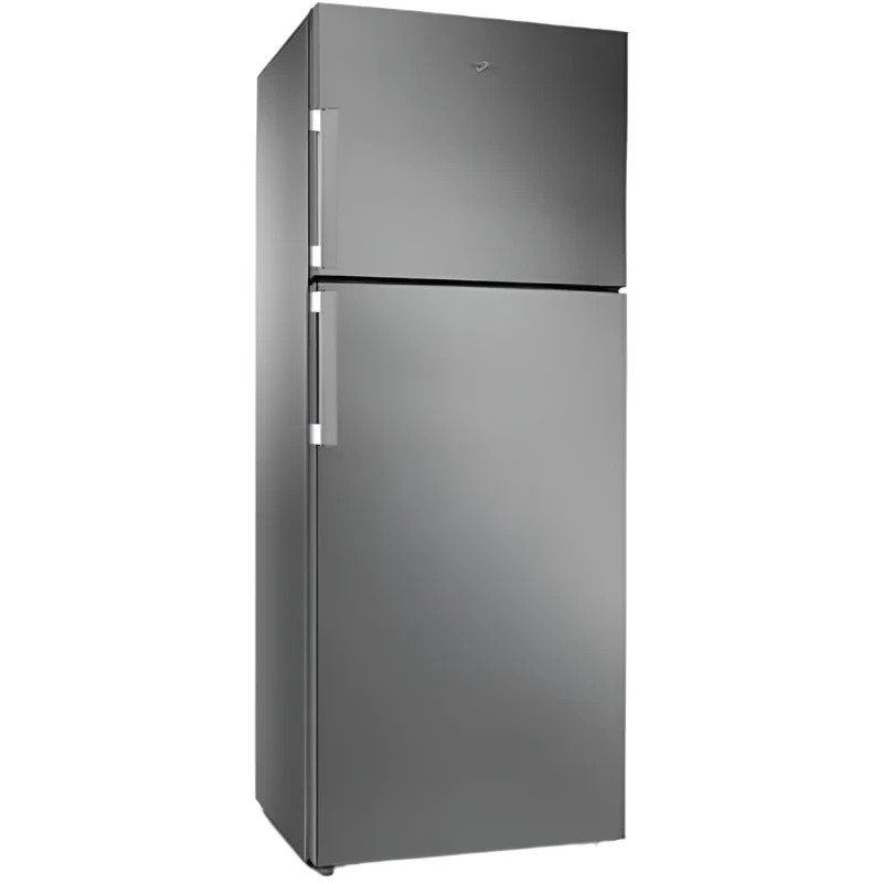 Whirlpool Top Mount Freezer-Fridge A++, 70Cm, 450LIt, Inox Stainless
