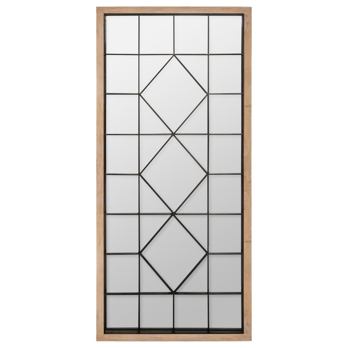 Mirror "Enzo" Wood, H.165 cm