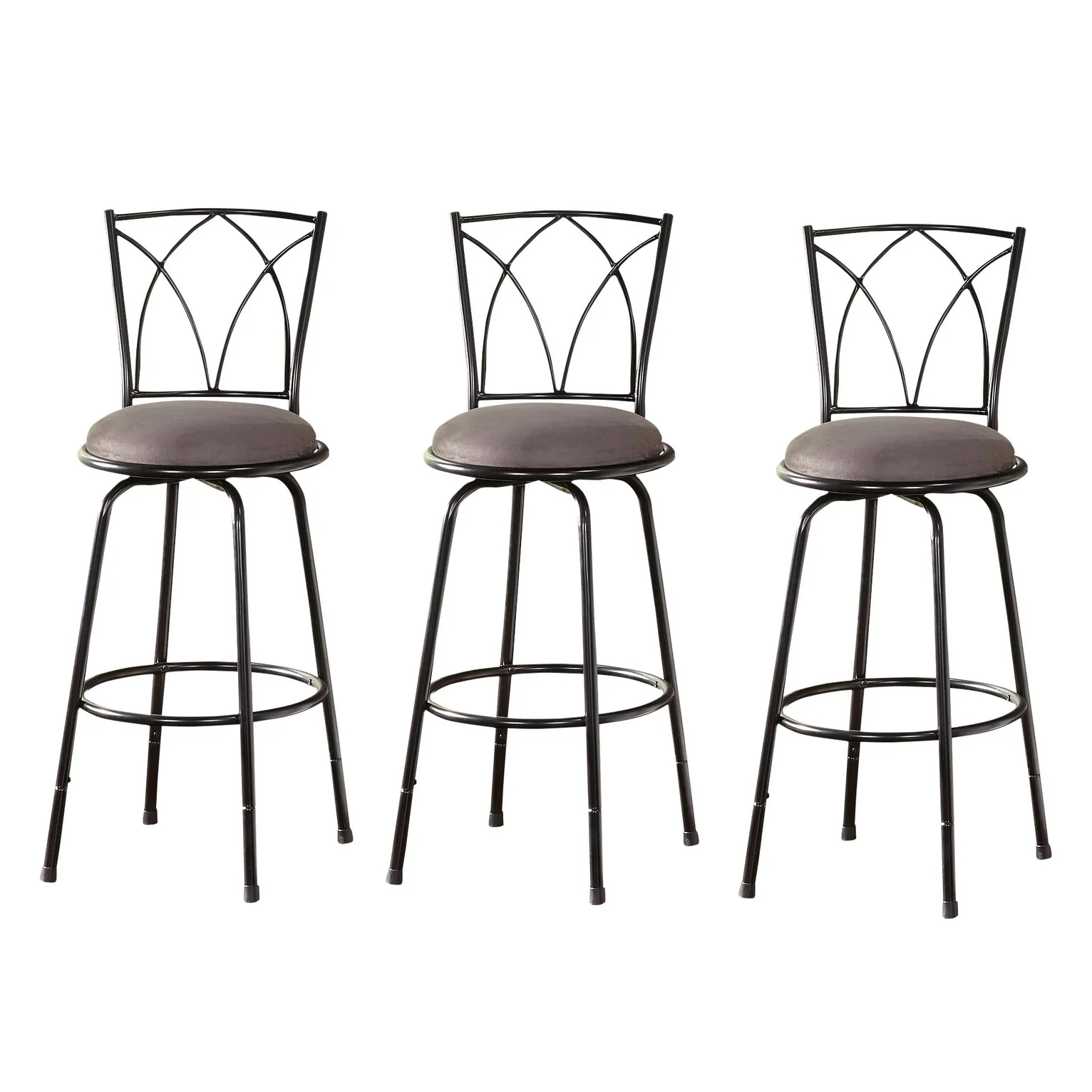 Simple Living Jenson Adjustable Height Swivel Bar Stools (Set of 3)