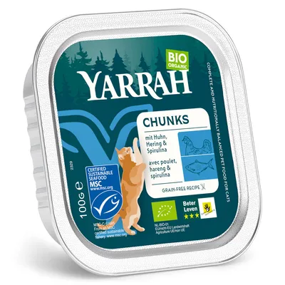 Yarrah Organic Tray Saver Pack 12 x 100g
