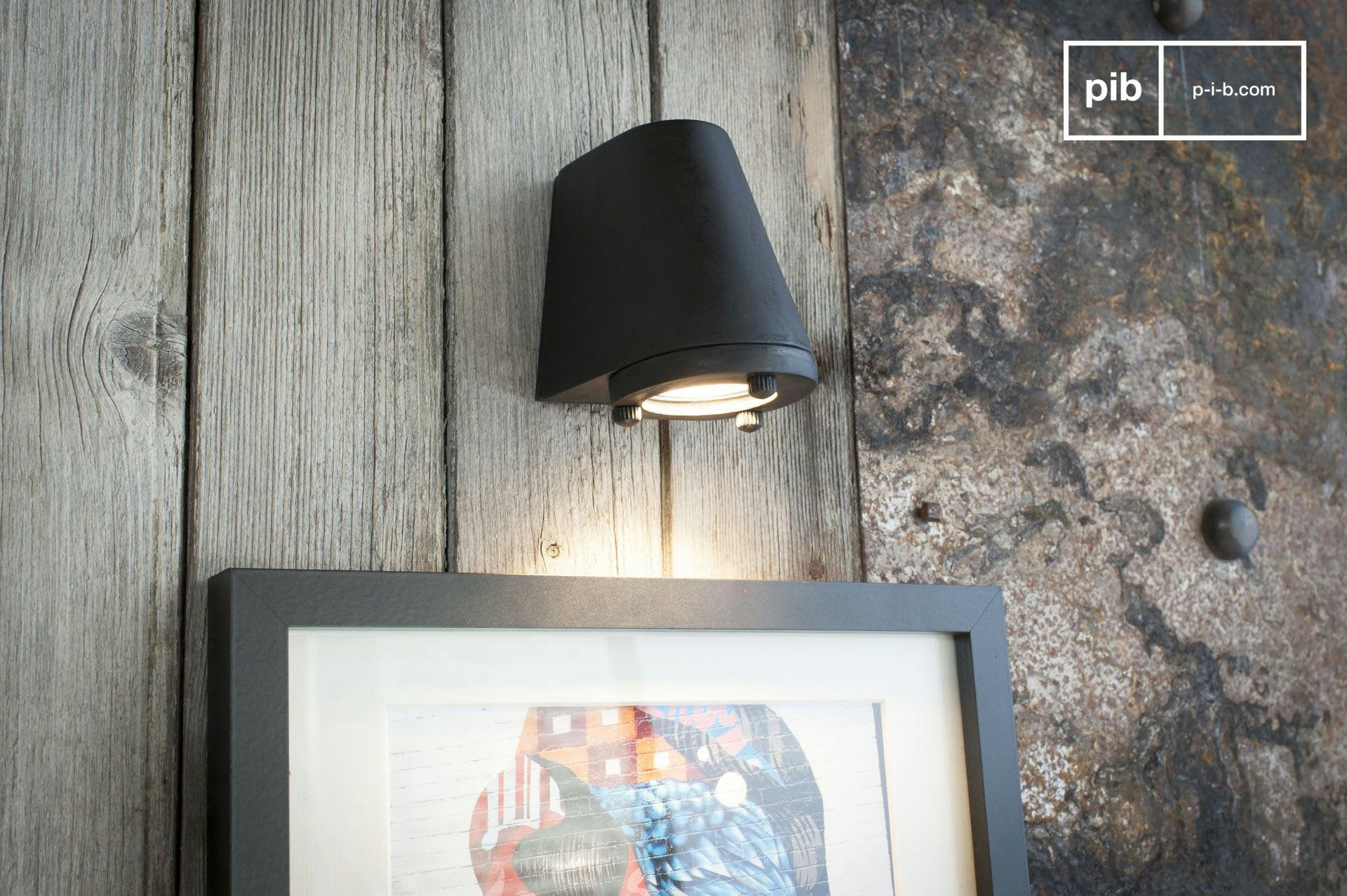 AIX - Applique en métal noir