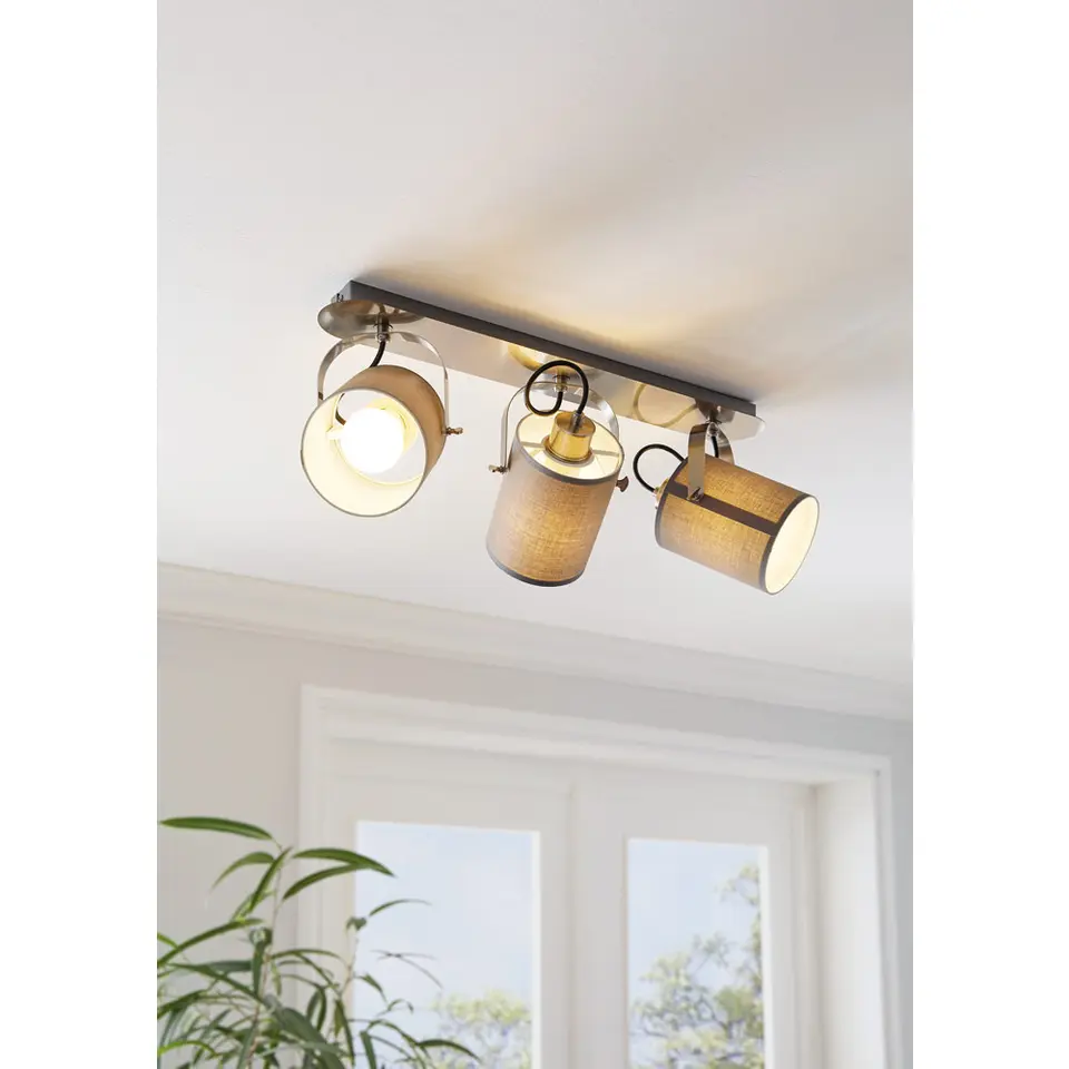 EGLO 3-spot Villabate - grijs