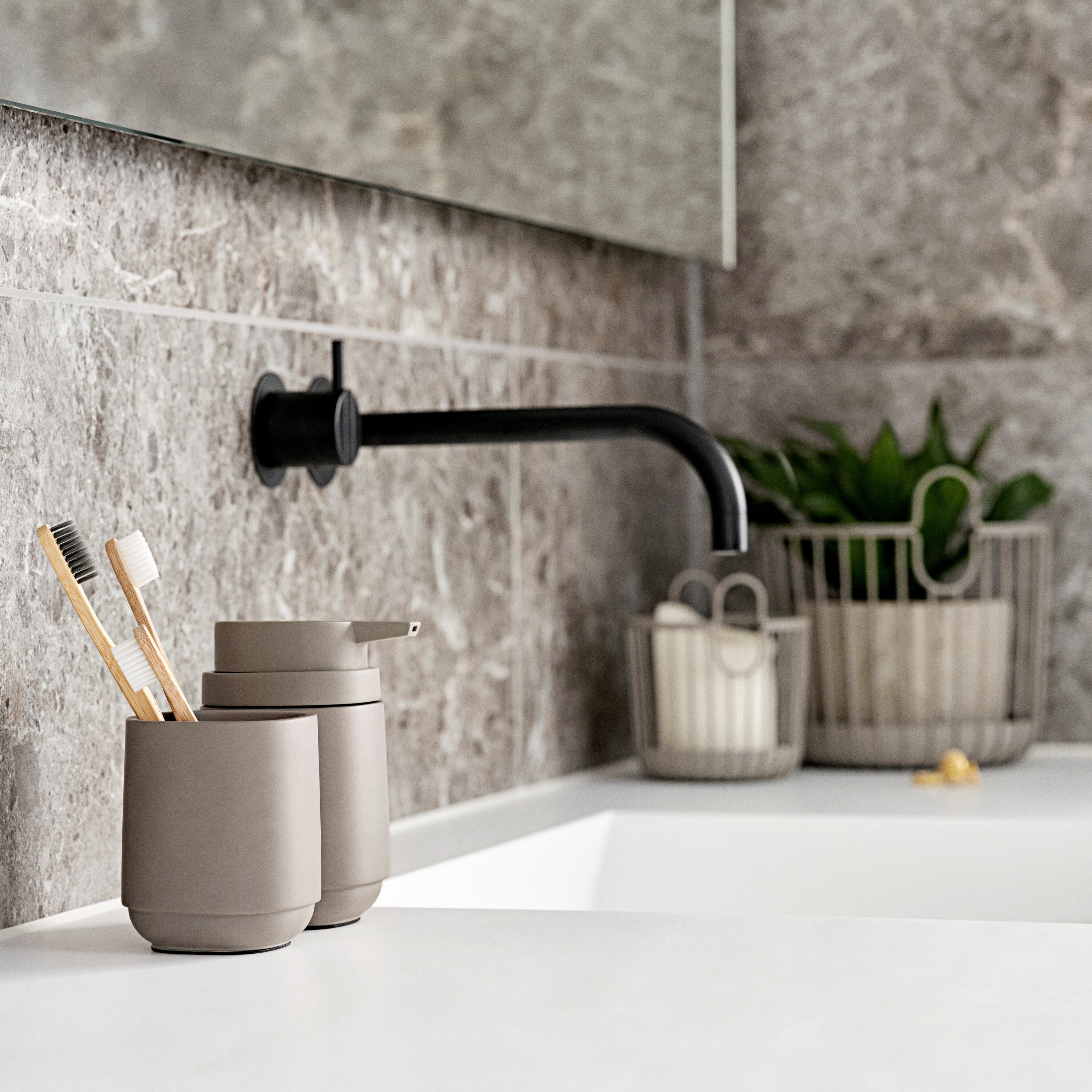 Zone Denmark Time Zeepdispenser - Beton