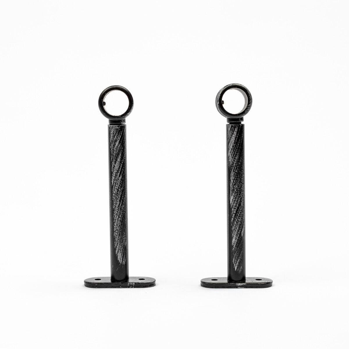 Conjunto 2 suportes preto/prateado