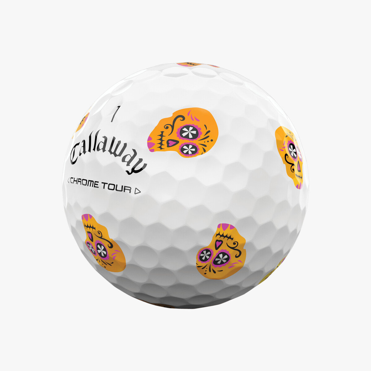Chrome Tour Día de los Muertos Golf Balls