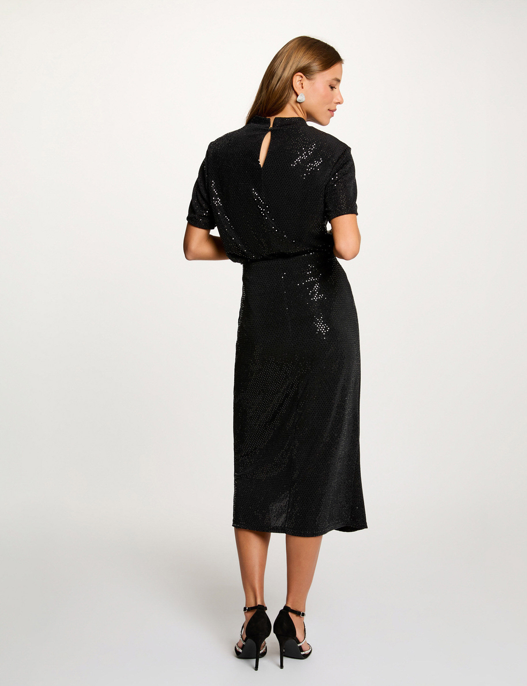 Fitted Wrap Skirt Black Women