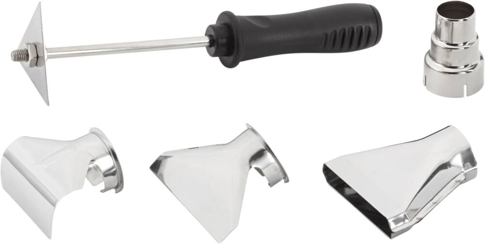MAXIMUM 15A Variable Temperature Heat Gun with LCD Display, Scraper Blade & Nozzles, 6-pc
