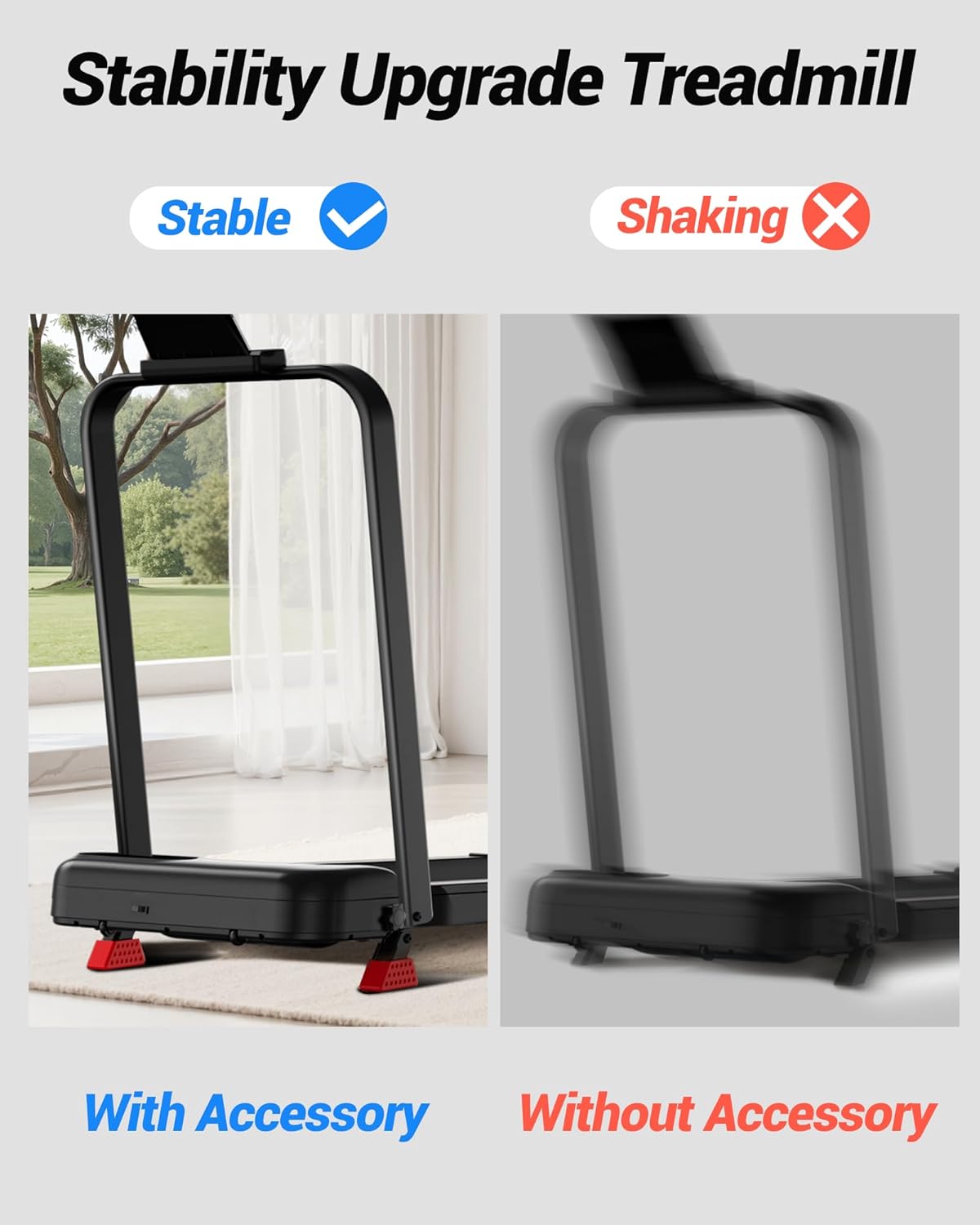 Walking Pad with 15% Incline 2.5HP Foldable Walking Pad with Handle Bar 0.6-6.2MPH Under Desk Compact Treadmills for Home 300LBS with Romote Control