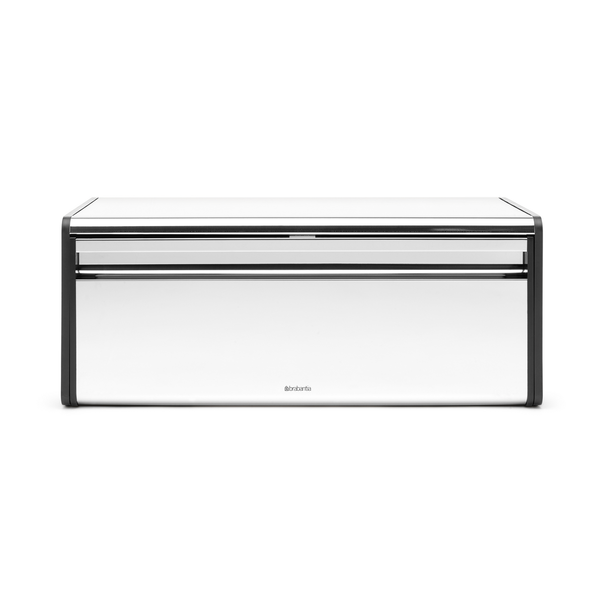Brabantia Broodtrommel met klepdeksel, Regular - Brilliant Steel