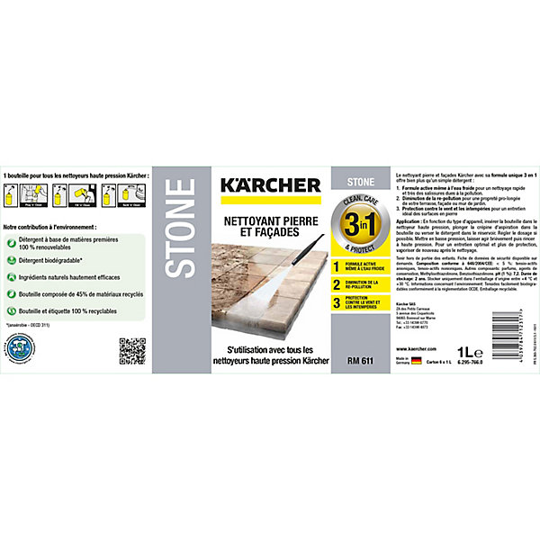 Nettoyant pierres et façades 1 L KARCHER