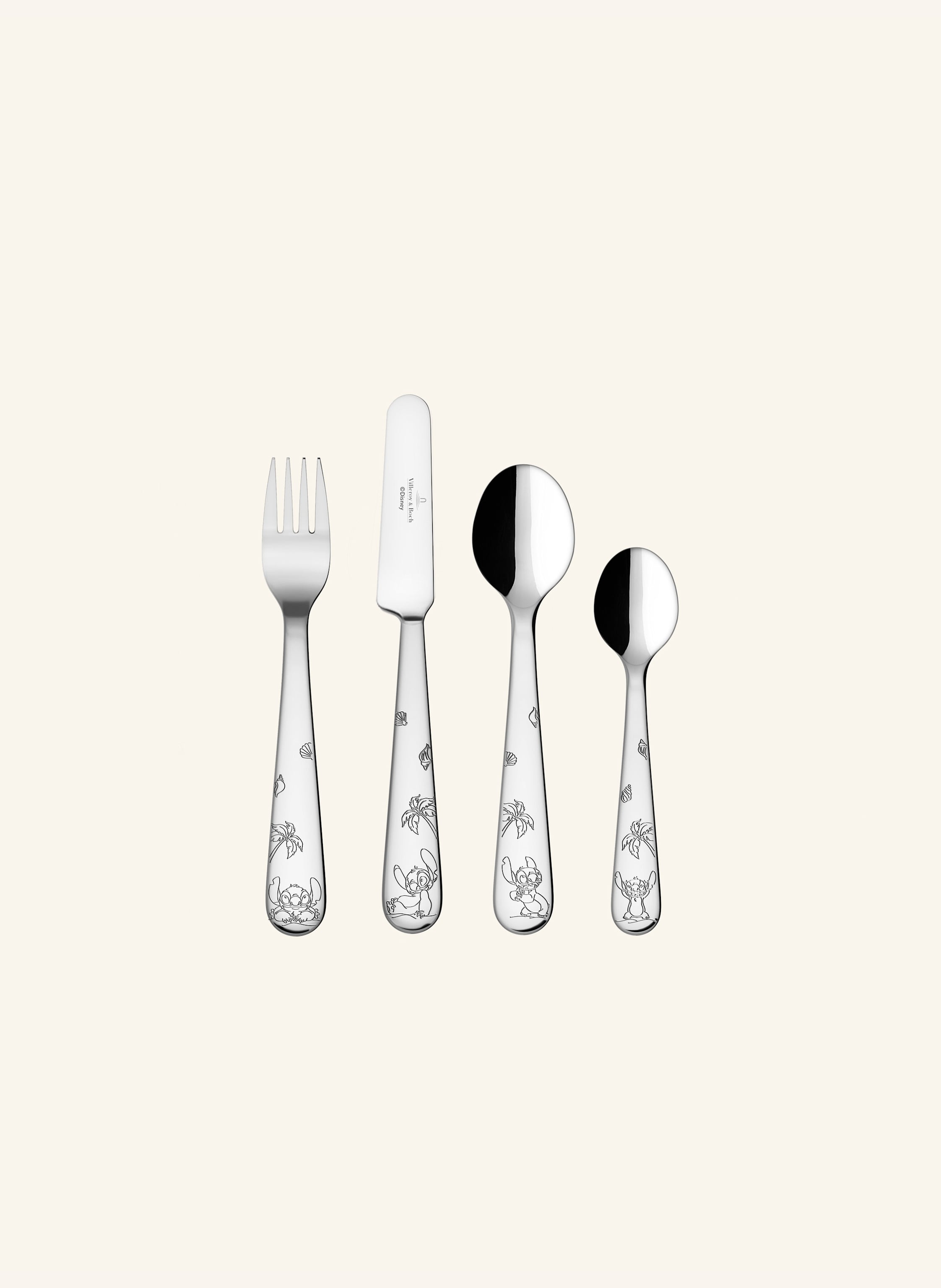 Villeroy & Boch Kinderbesteck, 4-teilig DISNEY STITCH