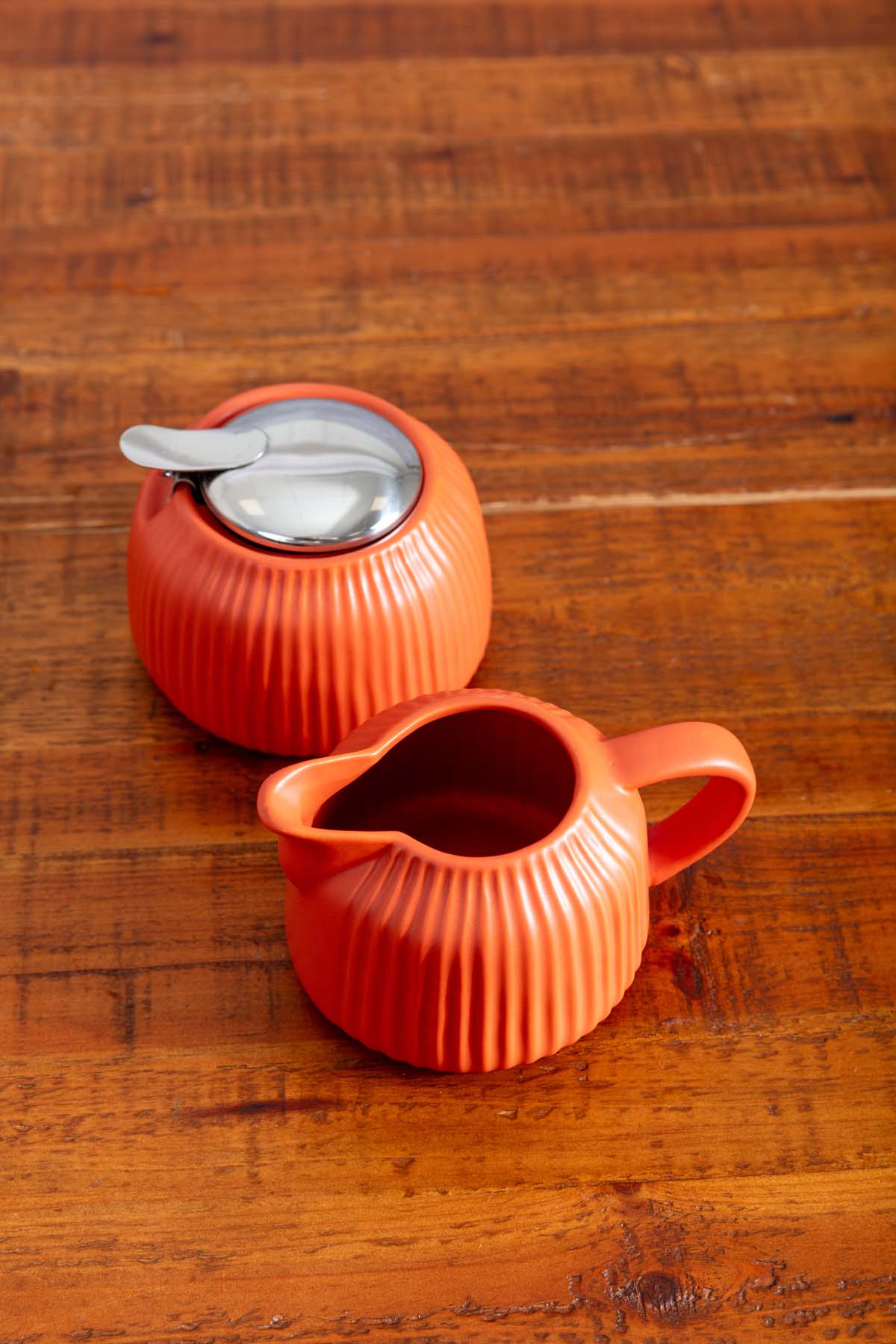 Rust Sugar & Creamer Set