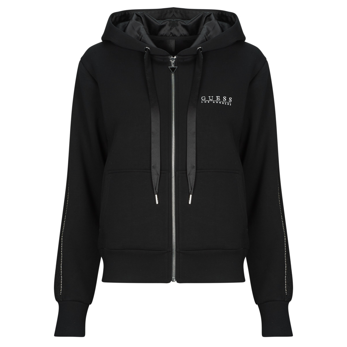 Guess - NEW HOODED SCUBA SWEATSHIRT - Black