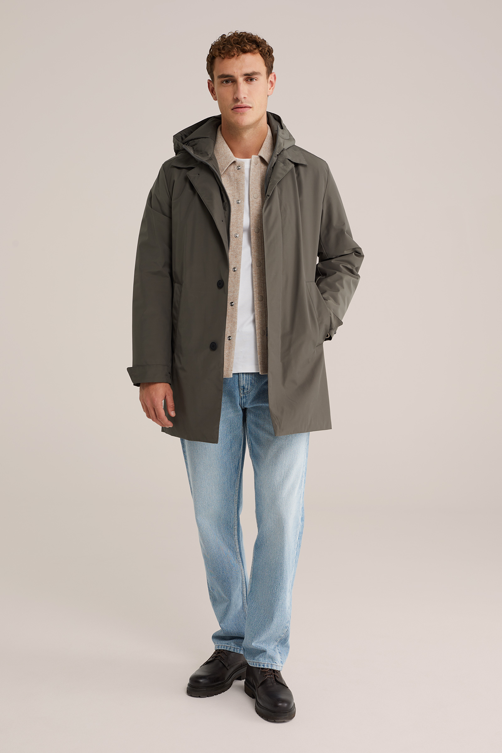 Heren waterafstotende jas