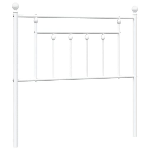 NNEVL Metal Headboard White 90 cm