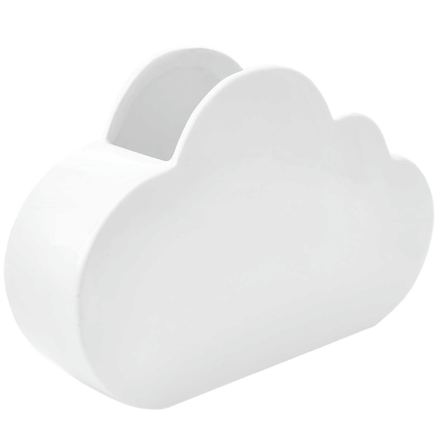 - Vase en céramique nuage blanc 25 cm
