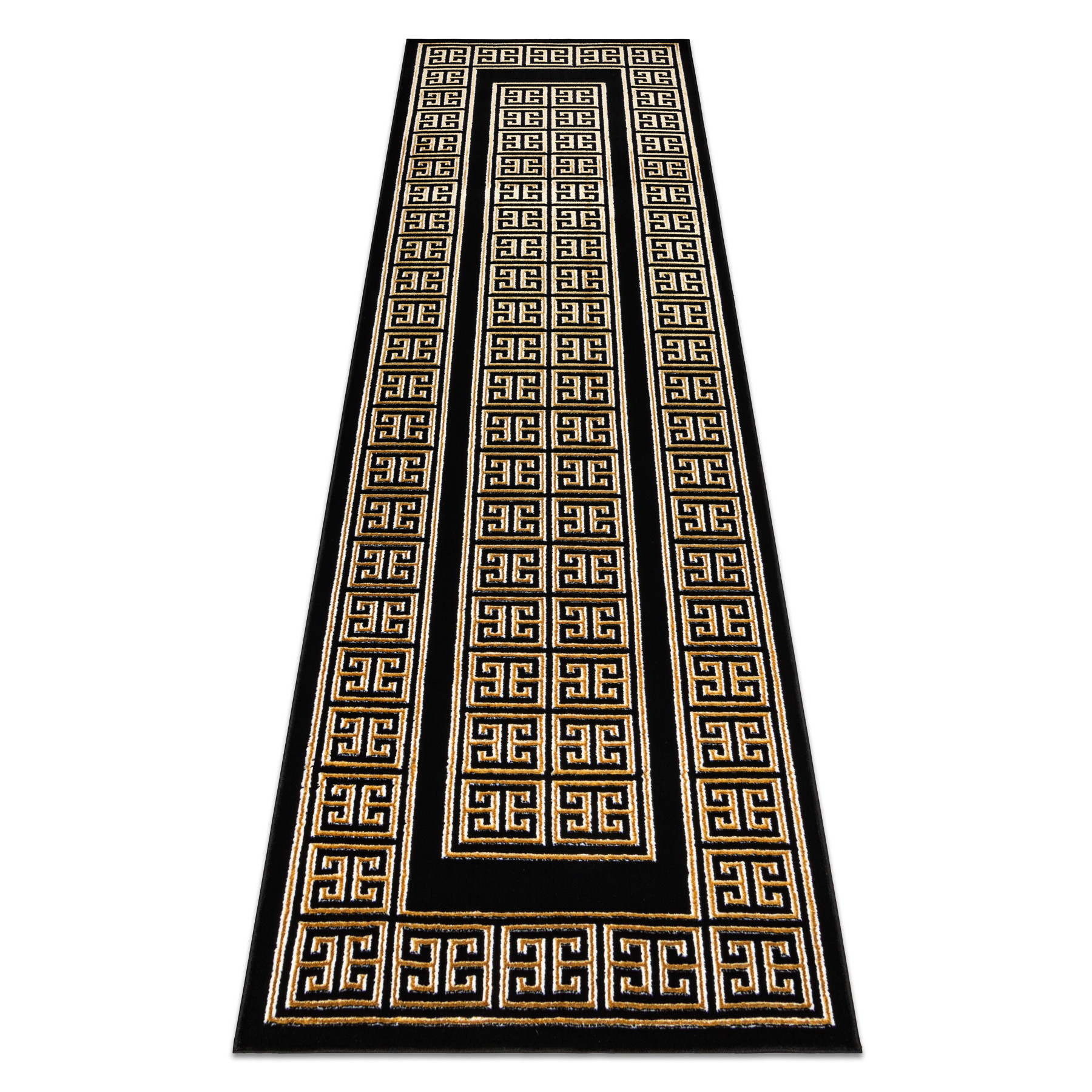 Dywan, chodnik ALLURE 1968 Grecki klucz, ramka - Strukturalny, 60x200 cm