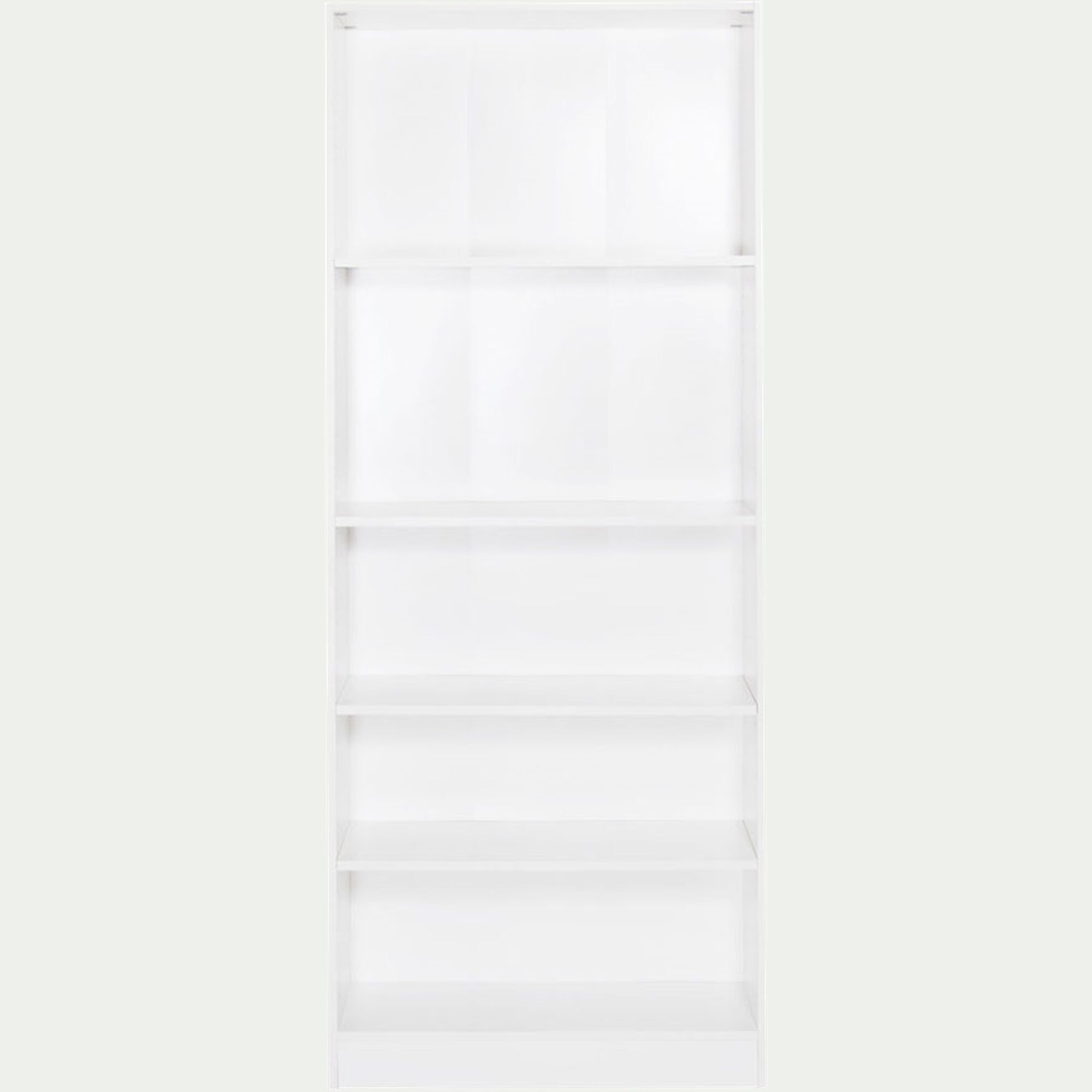 BIALA - Bibliothèque 5 tablettes H203xL79cmcm - blanc