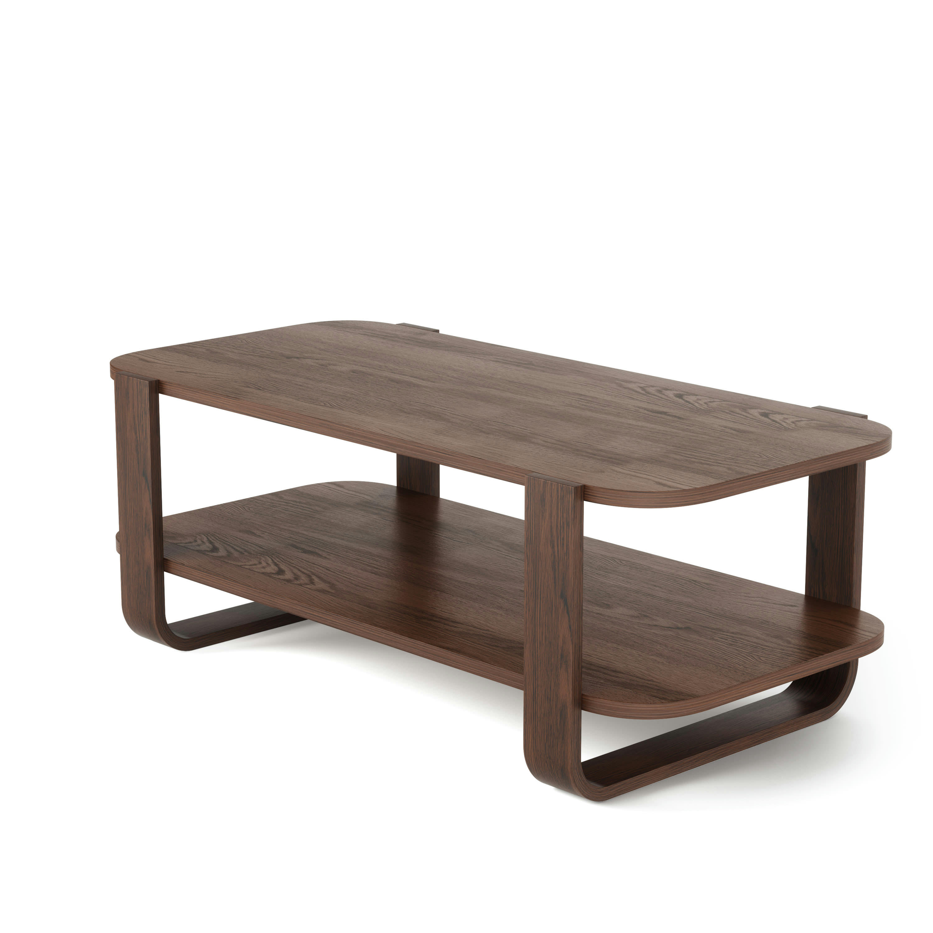 BELLWOOD - Table basse bois couleur noyer L109cm