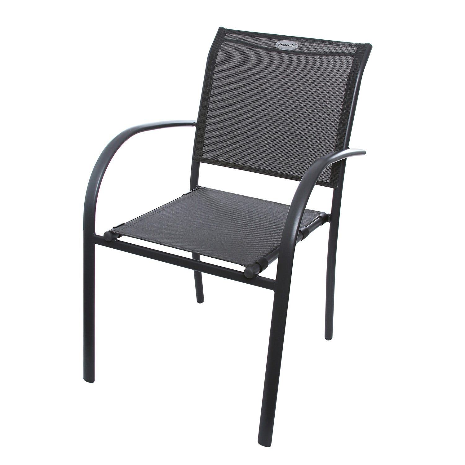 Sedia con struttura in alluminio, 56x65x88 cm