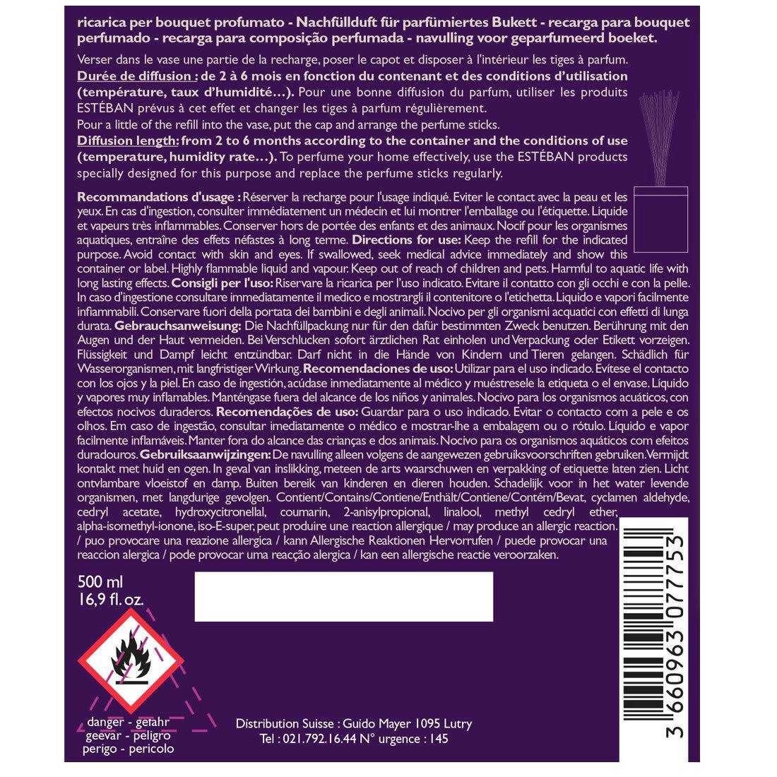 FIGUE NOIRE - Recharge bouquet 500ml