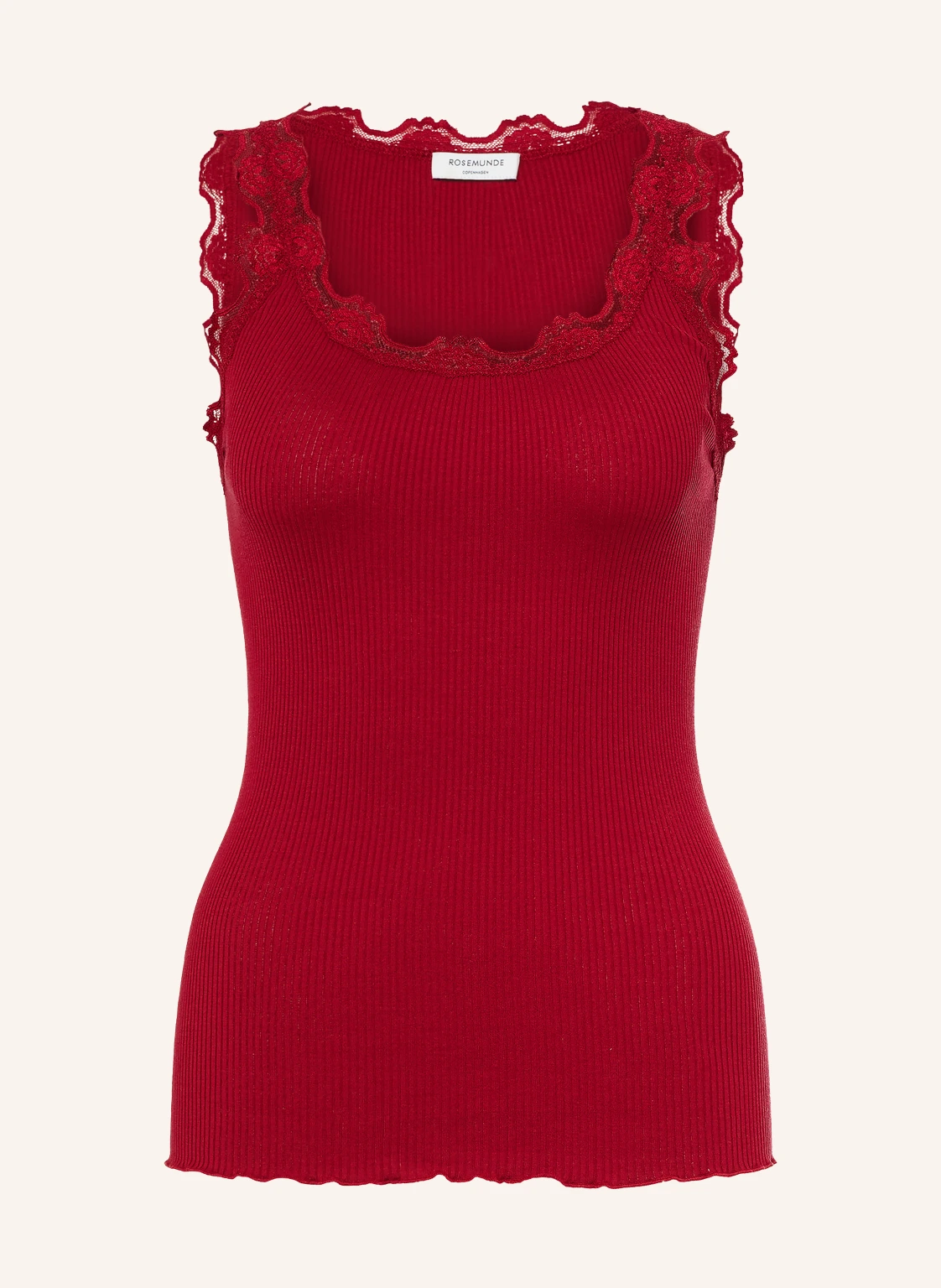 rosemunde Seidentop BABETTE mit Spitze