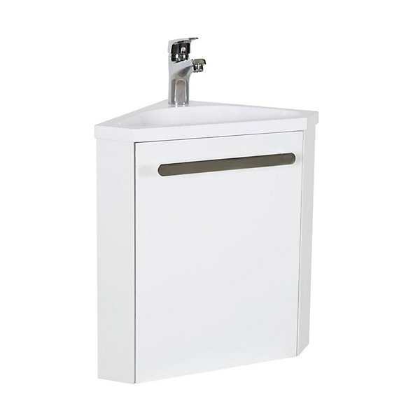 Meuble lave-mains d'angle SKINO