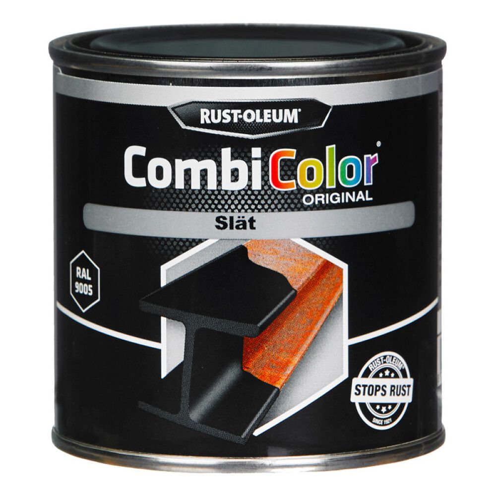 METALLAKK COMBICOLOR® 250ML SVART BLANK