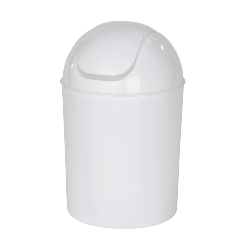 Poubelle Economic blanche 6 L WENKO
