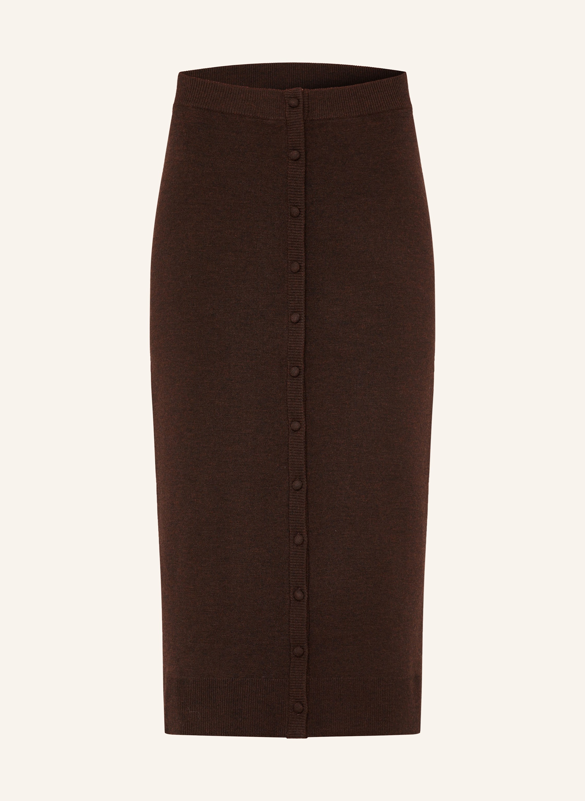 VICTORIA BECKHAM Strickrock aus Merinowolle