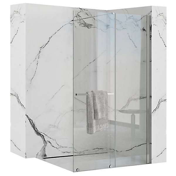 Paroi De Douche Rea Cortis 120 Chrome
