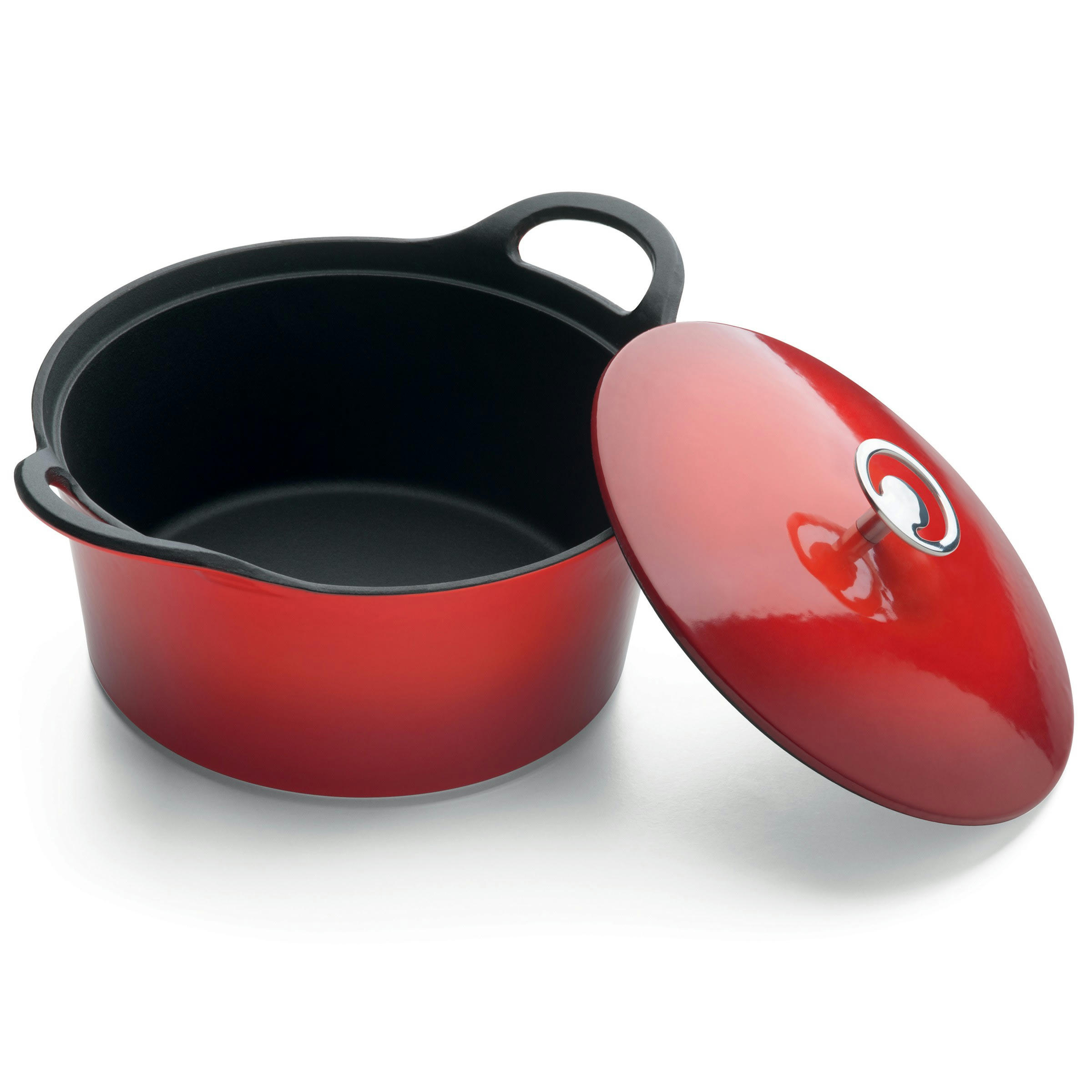VOLCAN - Cocotte ronde rouge 20cm