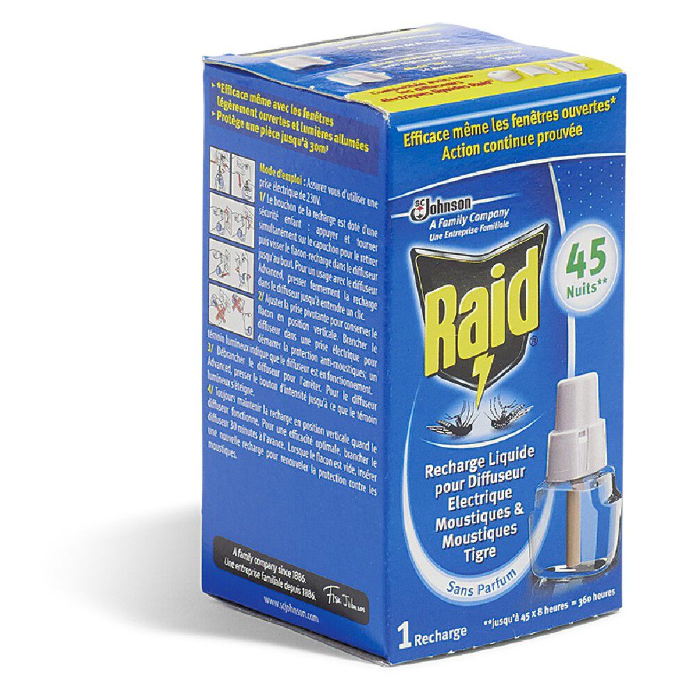 Recharge anti moustiques RAID