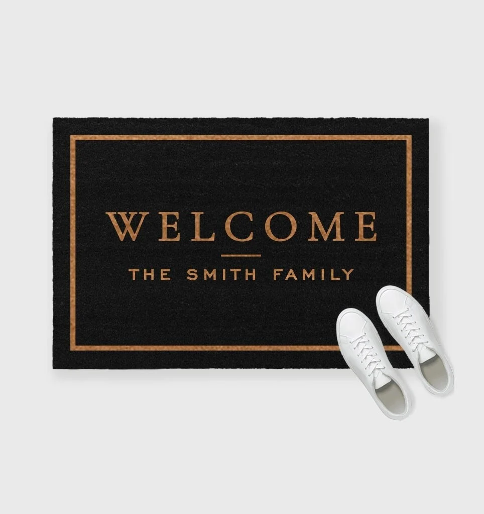Welcome Doormat,Custom Welcome Mat,Welcome Personalized Name Doormat,Personalized Doormat,Custom Doormat,Extra Large Doormat,Large Doormat