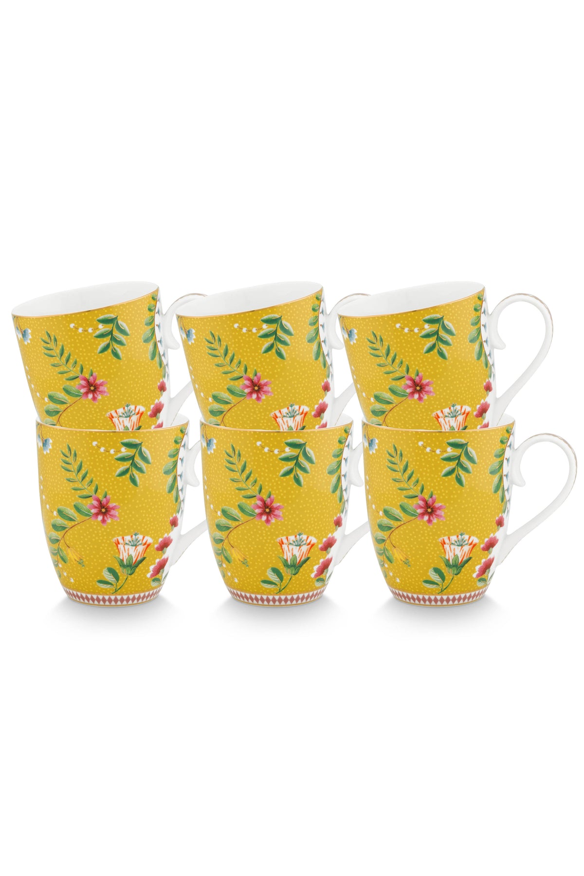 Pip Studio - La Majorelle Mokken - Servies set van 6 - 365ml