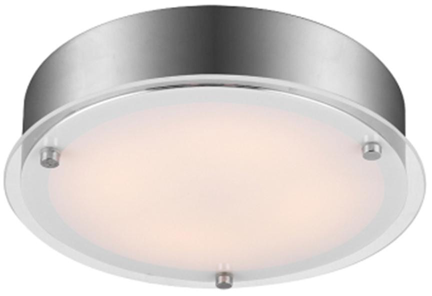 Plafon RONDAokrągły srebrno-biały LED 1x18W 33cm lm IP20 Candellux