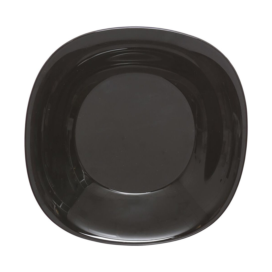 Prato sobremesa preto LUMINARC 20cm