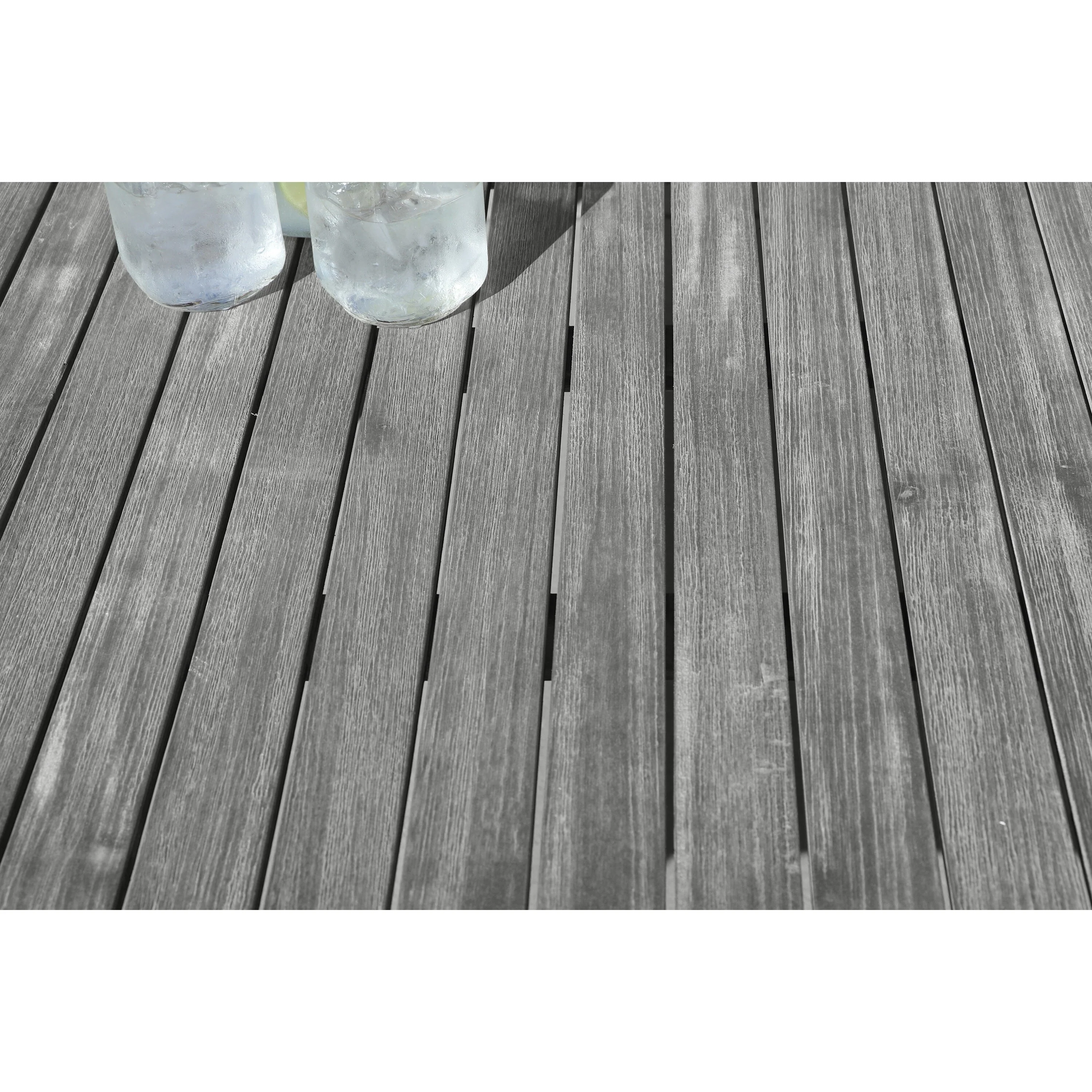 Surfside Outdoor Hand-scraped Hardwood Rectangular Table by Havenside Home - 59 x 31 x 29