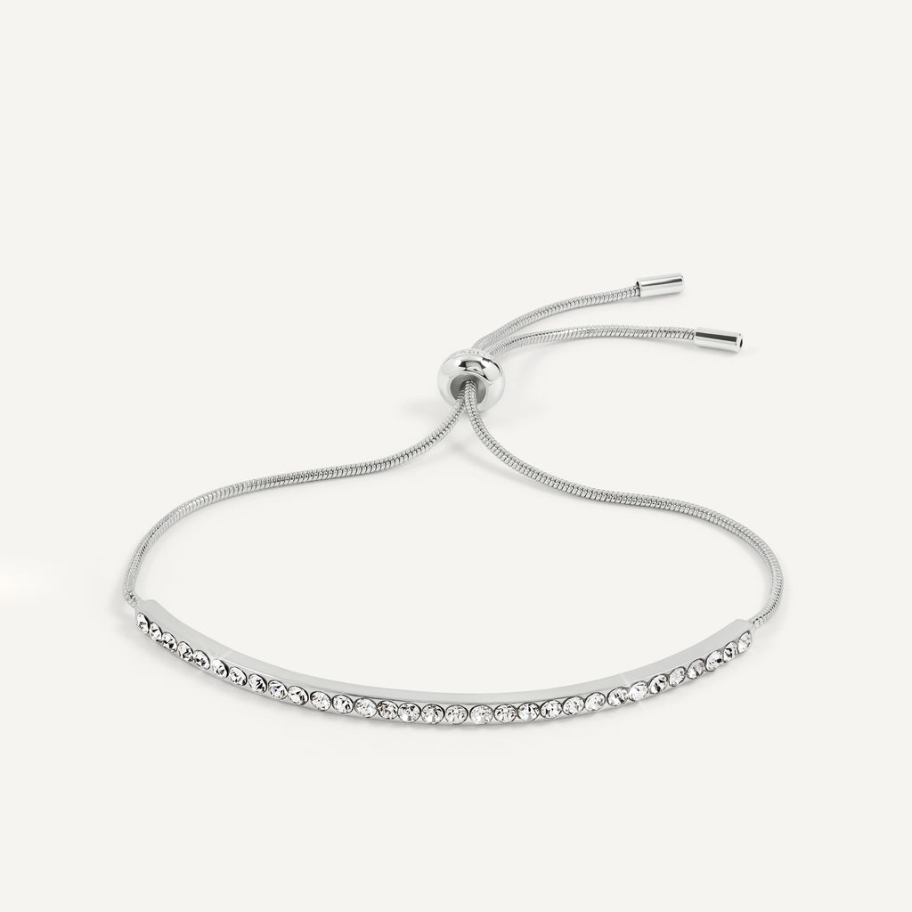 Alba Place - Stone Set And Smooth Friendship Bracelet Twinpack