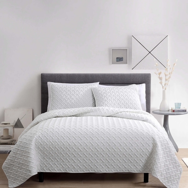 VCNY Nina Embossed Quilt Set