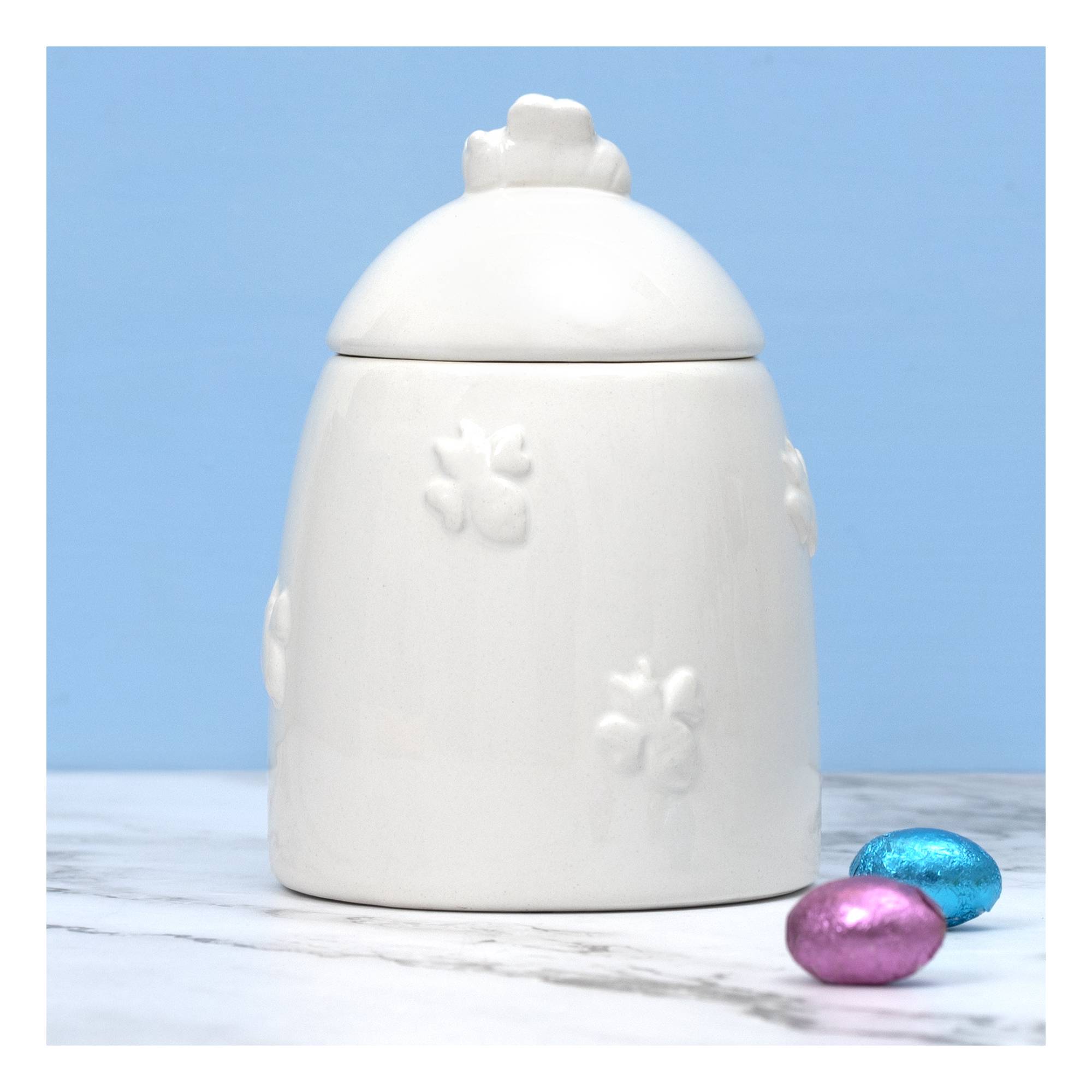 Bee Pot with Lid 14cm