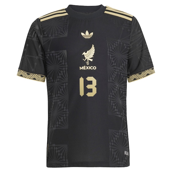 Guillermo Ochoa Mexico National Team adidas Youth 2025 Third Authentic Player Jersey - Black