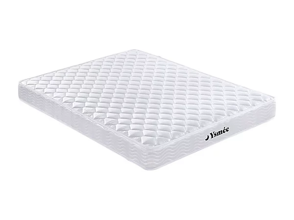 Ensemble 140 x 190 cm cadre à lattes   matelas ressorts et mémoire de forme ép.15cm - WOLKENLOS de YSMéE